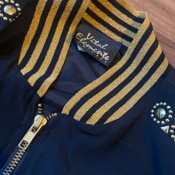 Vintage Bomber Sz L - Vital Elements Label - Picture 5 of 8
